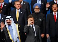 رجب طیب اردوغان در جمع سران گروه ۲۰ در کانادا
