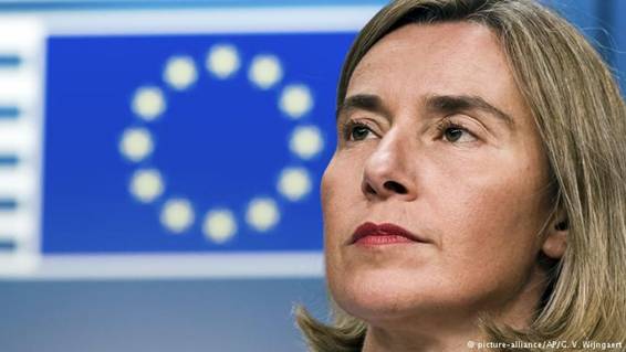 Belgien EU-Auenbeauftragte Federica Mogherini in Brssel (picture-alliance/AP/G. V. Wijngaert)